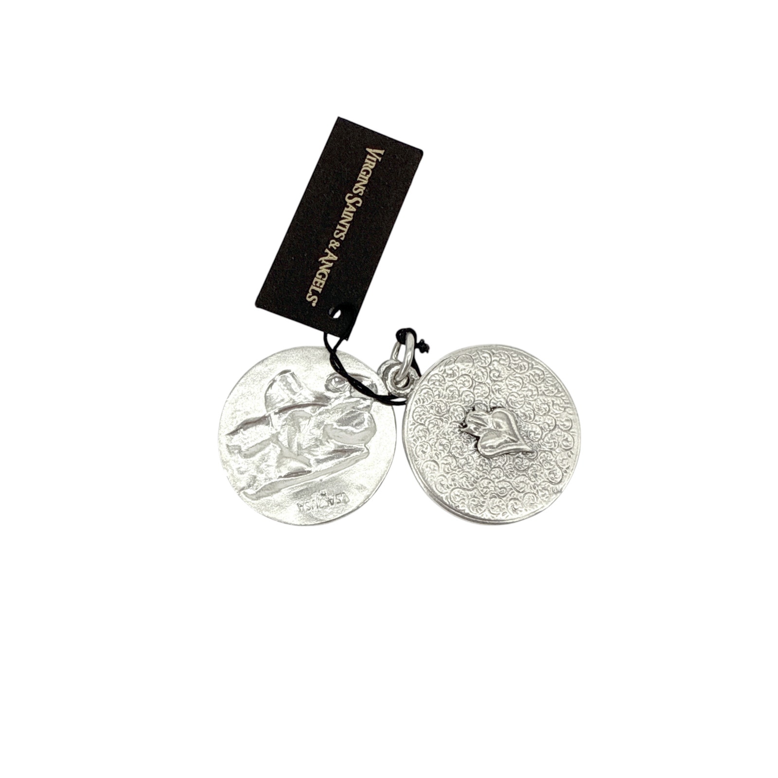 Virgins Saints & Angels Vsa Saint Christopher Locket In Silver — image 5 of 8